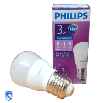 Đèn led bulb 3W E27 Philips