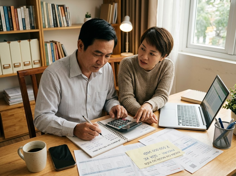 Khi chi phí bất ngờ tạo áp lực tài chính đột xuất cho gia đình