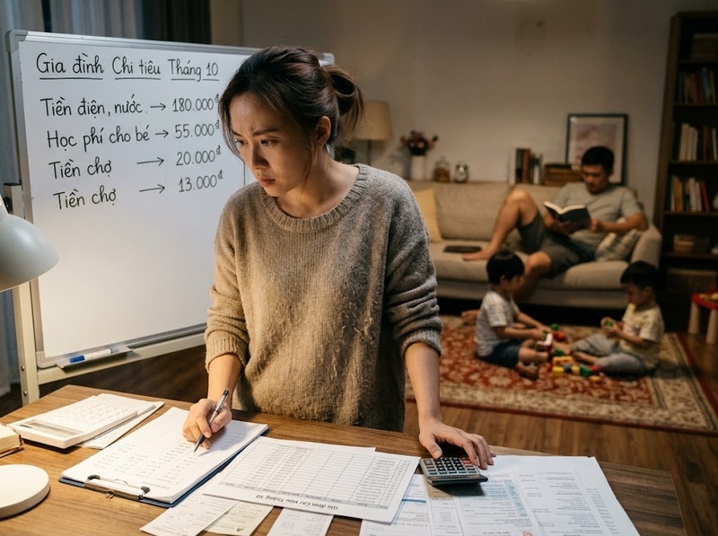 Áp lực trách nhiệm kiếm tiền ảnh hưởng đến một thành viên trong gia đình thế nào?