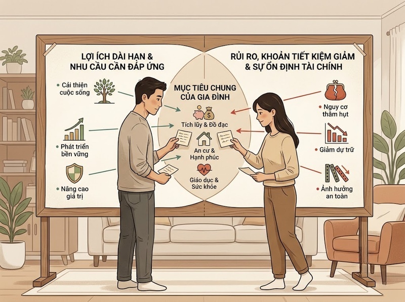 Bất đồng về khoản chi lớn nên được trao đổi thế nào để cùng quyết định?