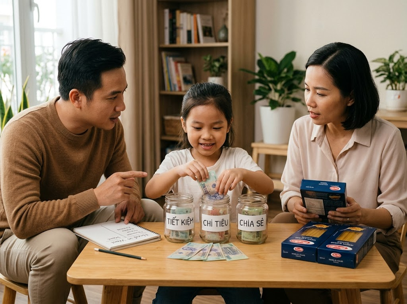 Cách cha mẹ nói về tiền với con ảnh hưởng niềm tin tài chính ra sao?