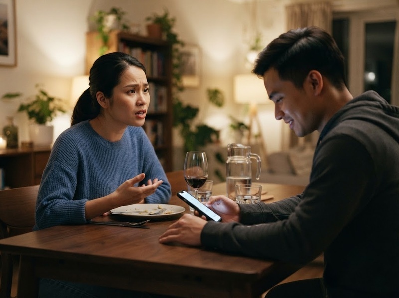 Cảm giác bị phớt lờ vì điện thoại hình thành khi người thân thiếu chú ý thế nào?