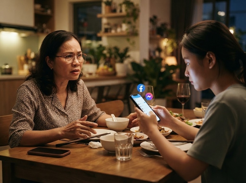 Nhận biết thời điểm công nghệ làm giảm chất lượng quan hệ và sự gắn kết gia đình