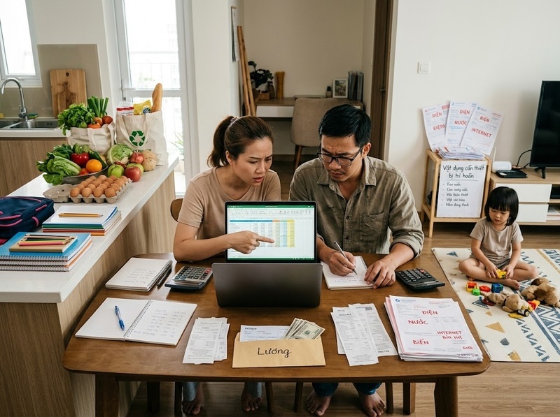 Kinh tế gia đình và tâm lý trẻ em liên hệ với nhau qua những yếu tố nào?