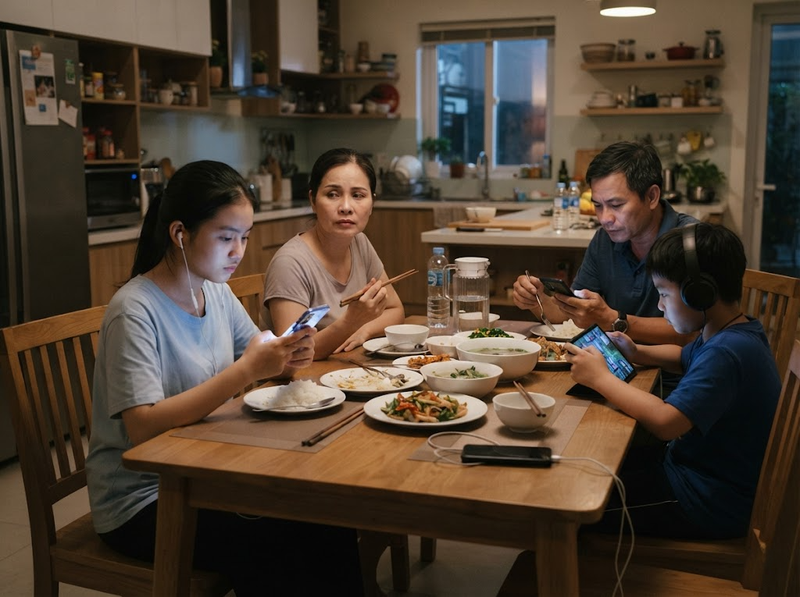Môi trường số và tâm lý gia đình thay đổi qua những tác động nào?