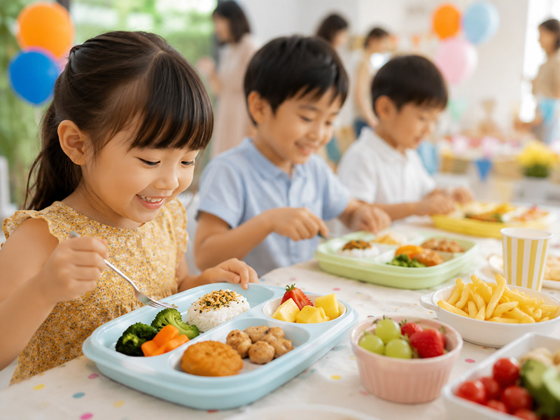 Cách xây dựng thực đơn tiệc phù hợp với trẻ nhỏ