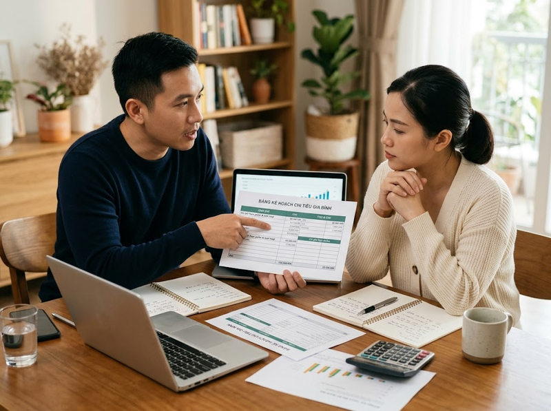 Nhận biết mức độ căng thẳng vì tiền bạc đang ảnh hưởng đời sống gia đình