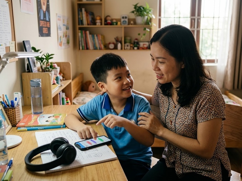 Nói với con về việc kiểm tra điện thoại thế nào để bảo vệ niềm tin và an toàn?
