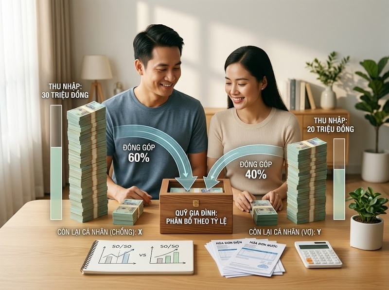 Phân chia trách nhiệm tài chính thế nào để phù hợp khả năng của từng thành viên?