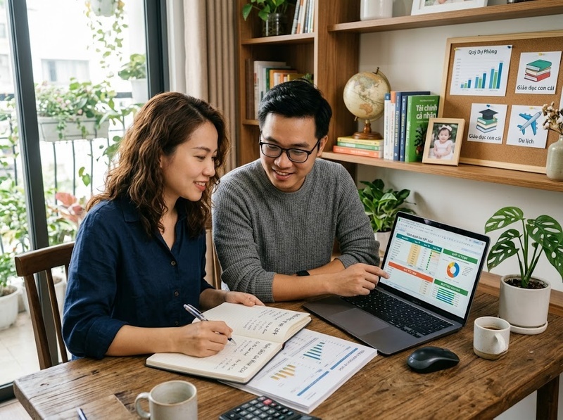 Quyết định tài chính chung nào nên được các thành viên cùng thảo luận?