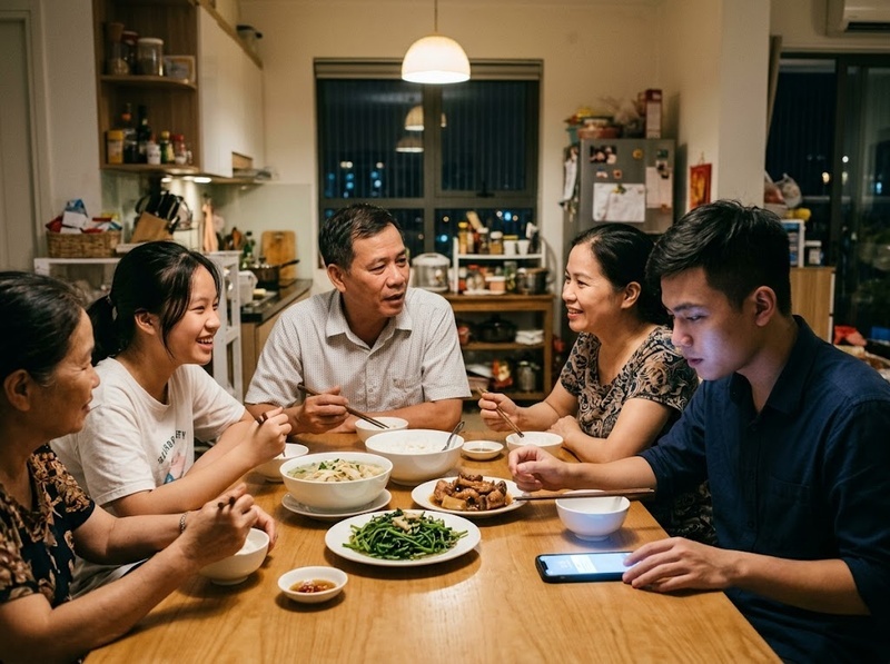 Thông báo thiết bị và tâm lý gia đình thay đổi khi sự chú ý liên tục bị gián đoạn