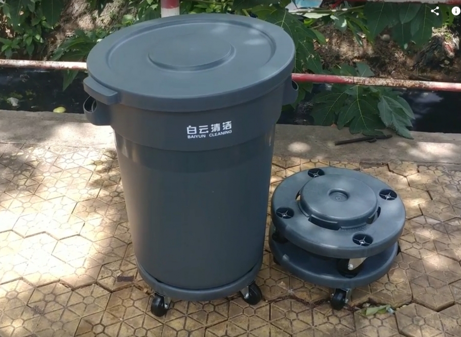 Giải pháp lưu trữ và vận chuyển bằng thùng nhựa có bánh xe tiện lợi