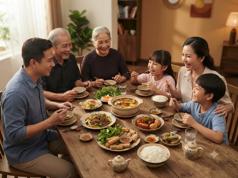 Gợi ý số món phù hợp cho tiệc gia đình quy mô nhỏ