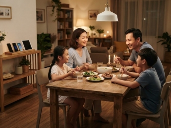 Cách tạo không gian trò chuyện không thiết bị trong gia đình