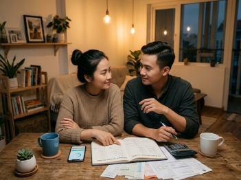 Cách nói chuyện về tiền chung tiền riêng giữa vợ chồng