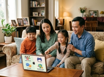 Cách nói với trẻ về rủi ro trực tuyến phù hợp