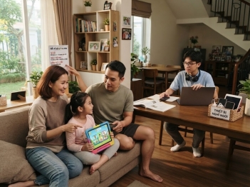 Cách thiết lập quy tắc sử dụng thiết bị cho trẻ